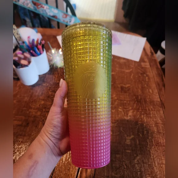 Starbucks Gradient Tumbler - Yellow and Pink - Picture 1 of 3